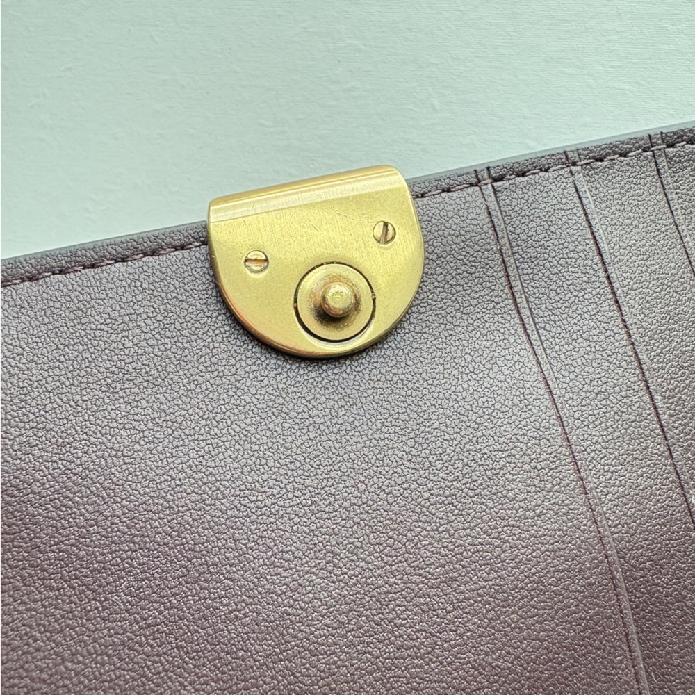 COACH Dreamer Leather Card Case Black Leather Wallet Card Holder - Picture 7 of 10